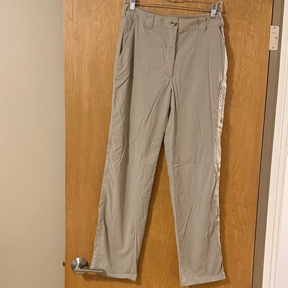 Exofficio Pants - Exofficio Khaki Cargo Pants EUC Size 8